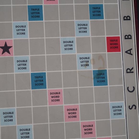 Vintage SCRABBLE Game Board Replacement Board Only 1948 - Picture 2 of 6